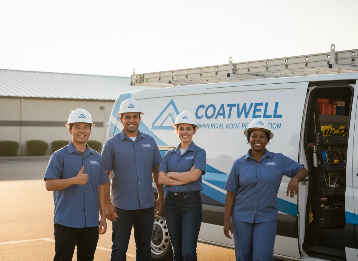 Commercial roof coating company in Huffman, TX